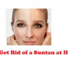 removing sun tan