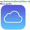 recover deleted icloud files