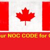 national occupation classification code canada noc code canada immigration process