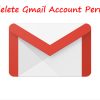 delete gmail account