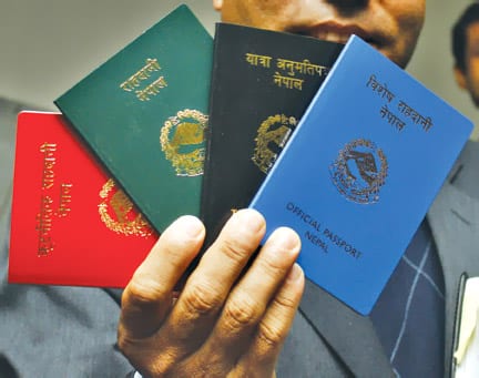 nepali mrp passport application form