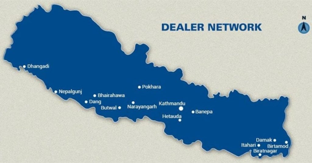 Hyundai Car Dealers Showroom and Service center in Nepal