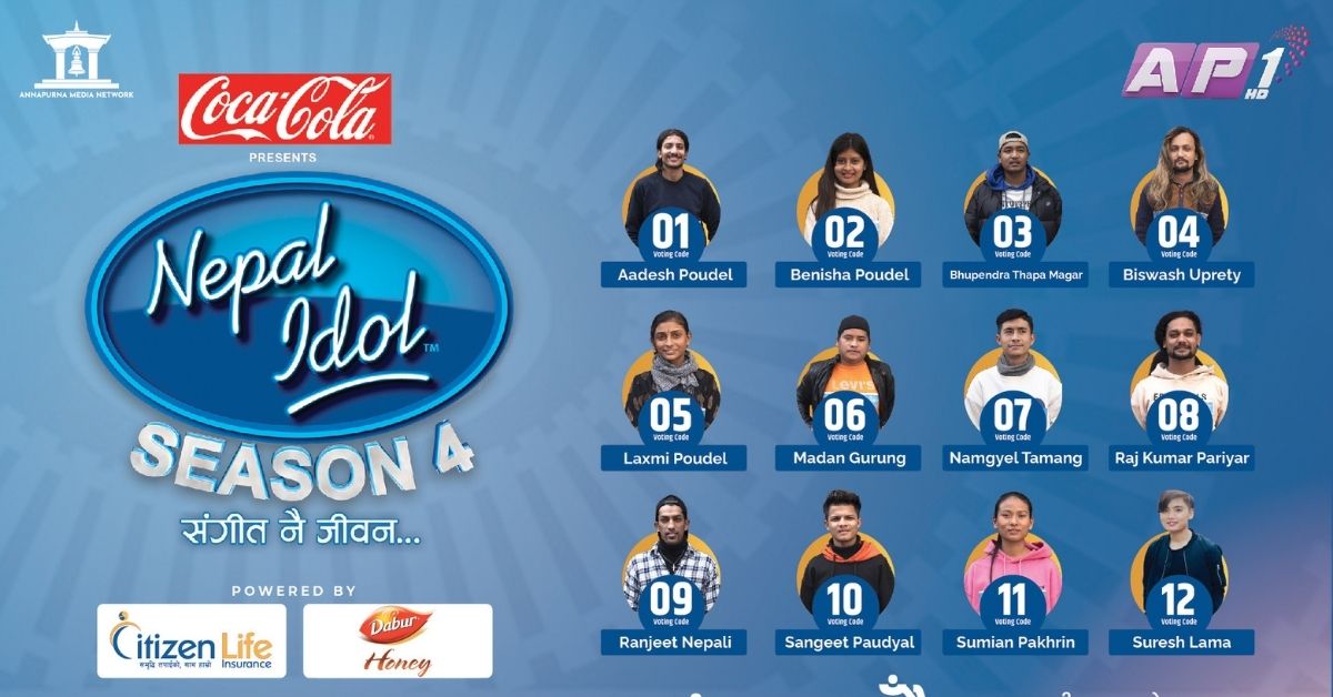 nepal idol voting app